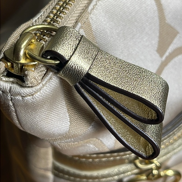 COACH DAISY POPPY X-LARGE SIGNATURE TOTE - Picture 8 of 15